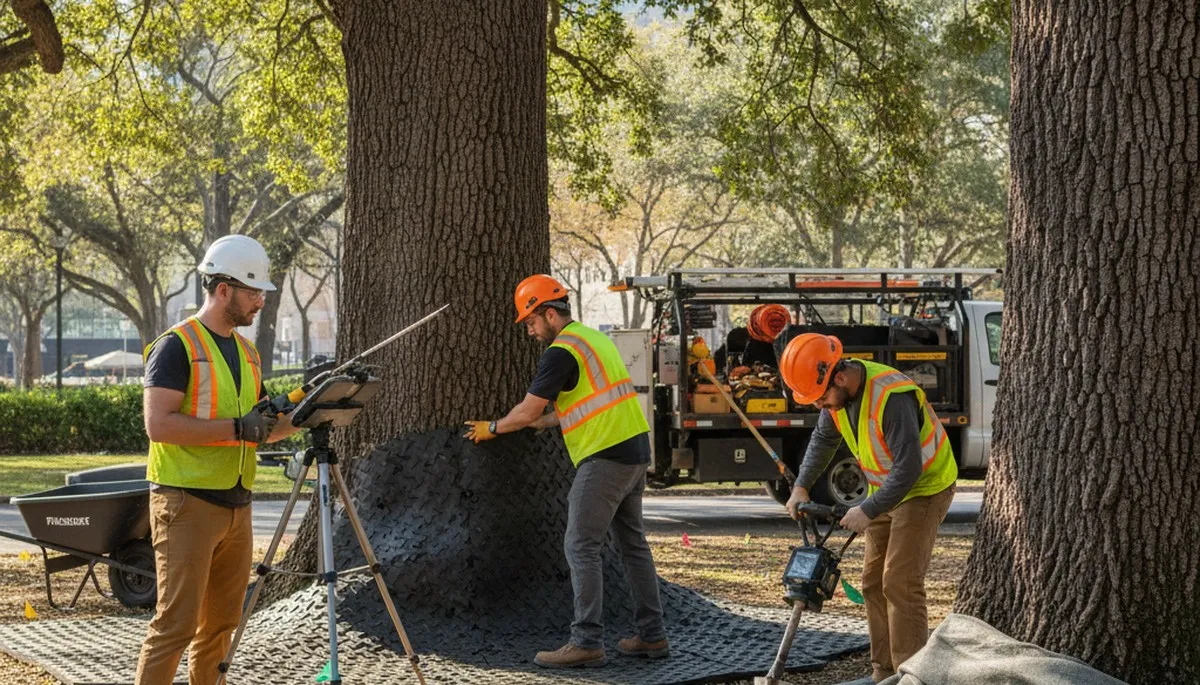 Root protection service for tree roots in Fort Lauderdale, FL by Arbor Tree Care