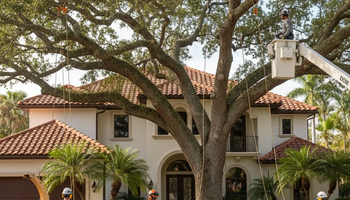 Tree removal crew serving Fort Lauderdale, FL for safe tree trimming and removal services