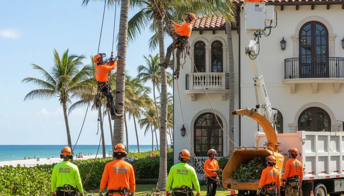 Tree removal crew serving Fort Lauderdale, FL for safe residential and commercial tree service