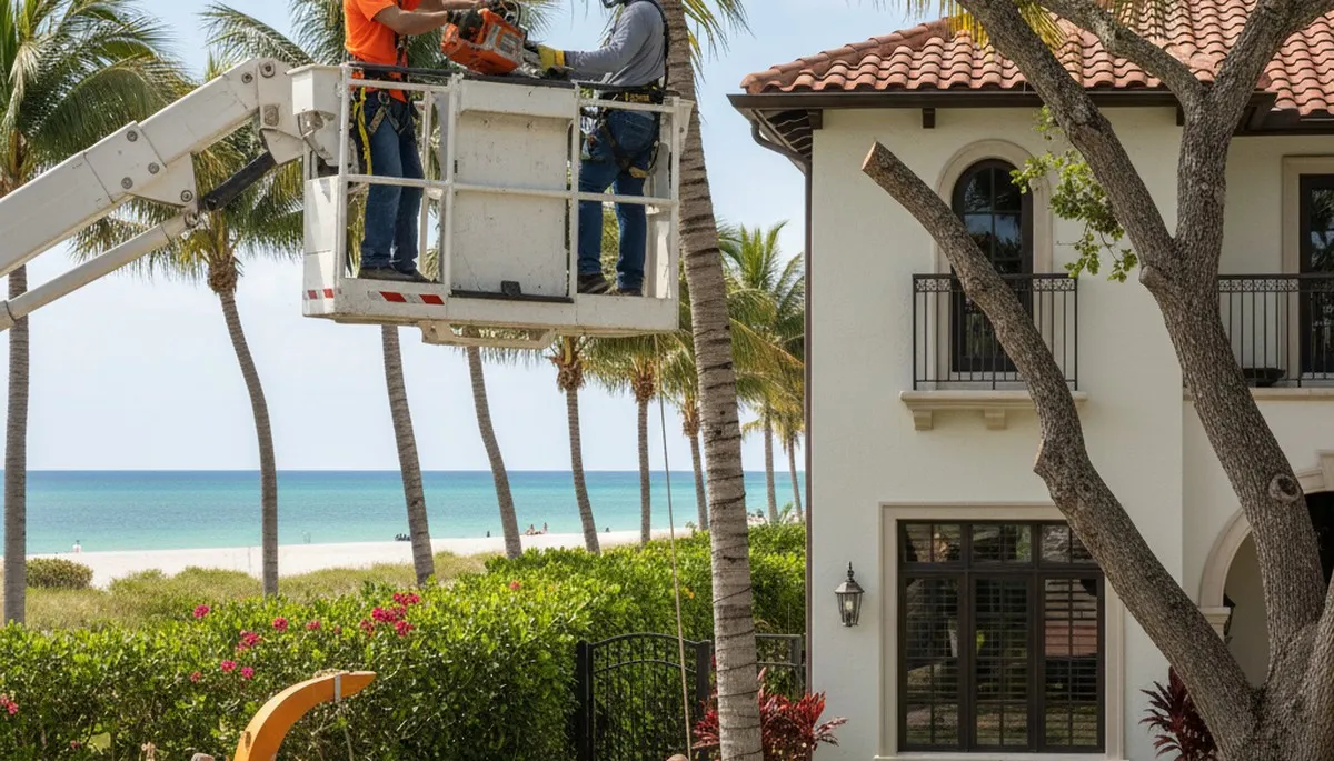 Tree removal crew serving Fort Lauderdale, FL for safe, professional tree service at a local property
