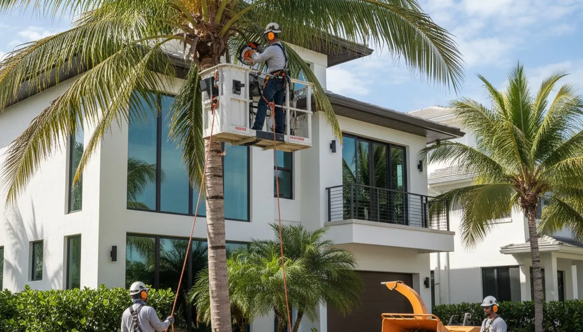 Tree service team in Fort Lauderdale, FL providing professional tree removal and care