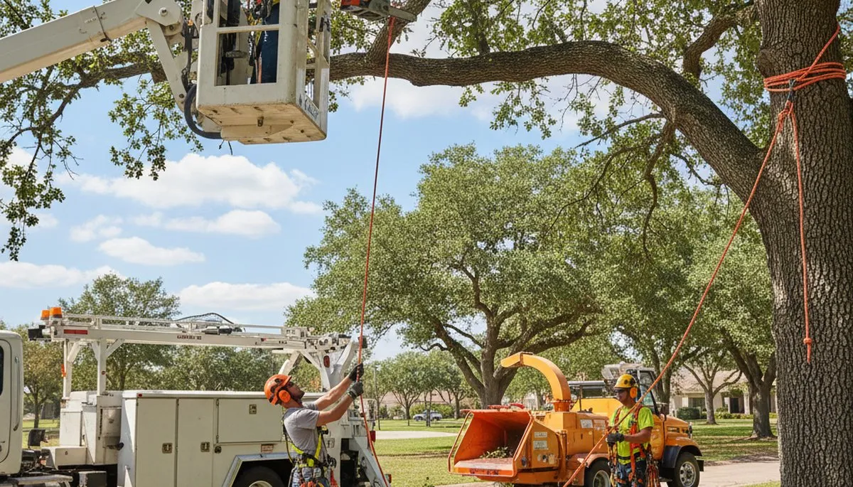 Arbor Tree Care trimming a tree in Fort Lauderdale, FL for safer, healthier growth